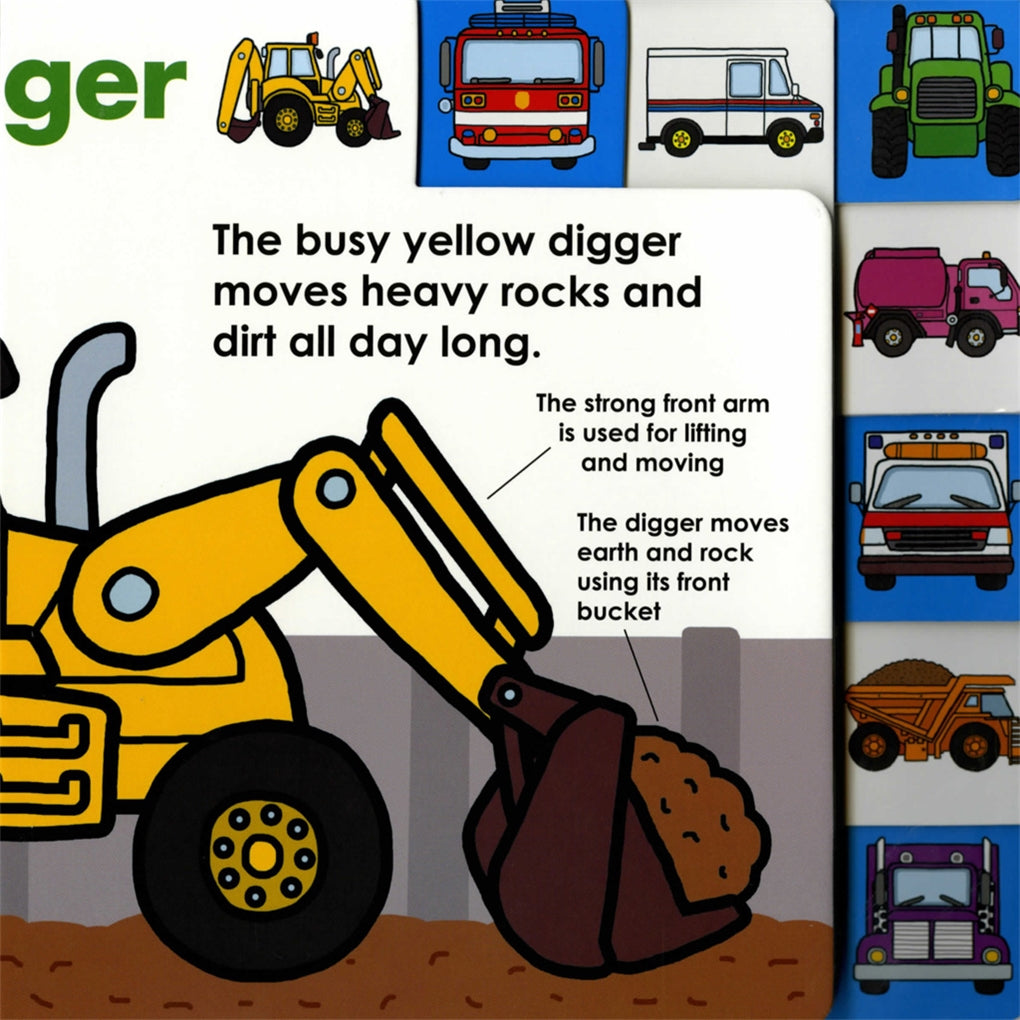 Lift-the-Flap Tab: Trucks