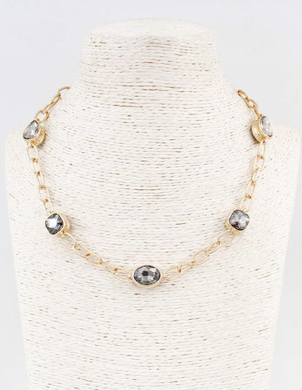 Meghan Browne Bam Black Diamond Necklace