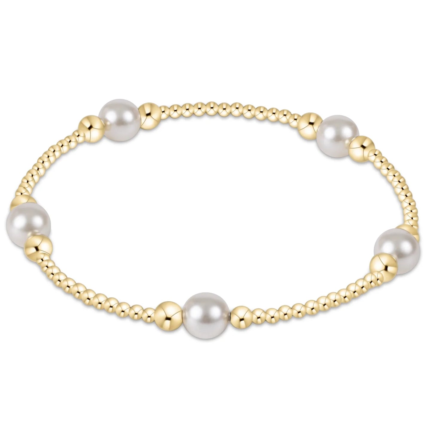 enewton Purpose Pearl 6mm Bracelet Gold