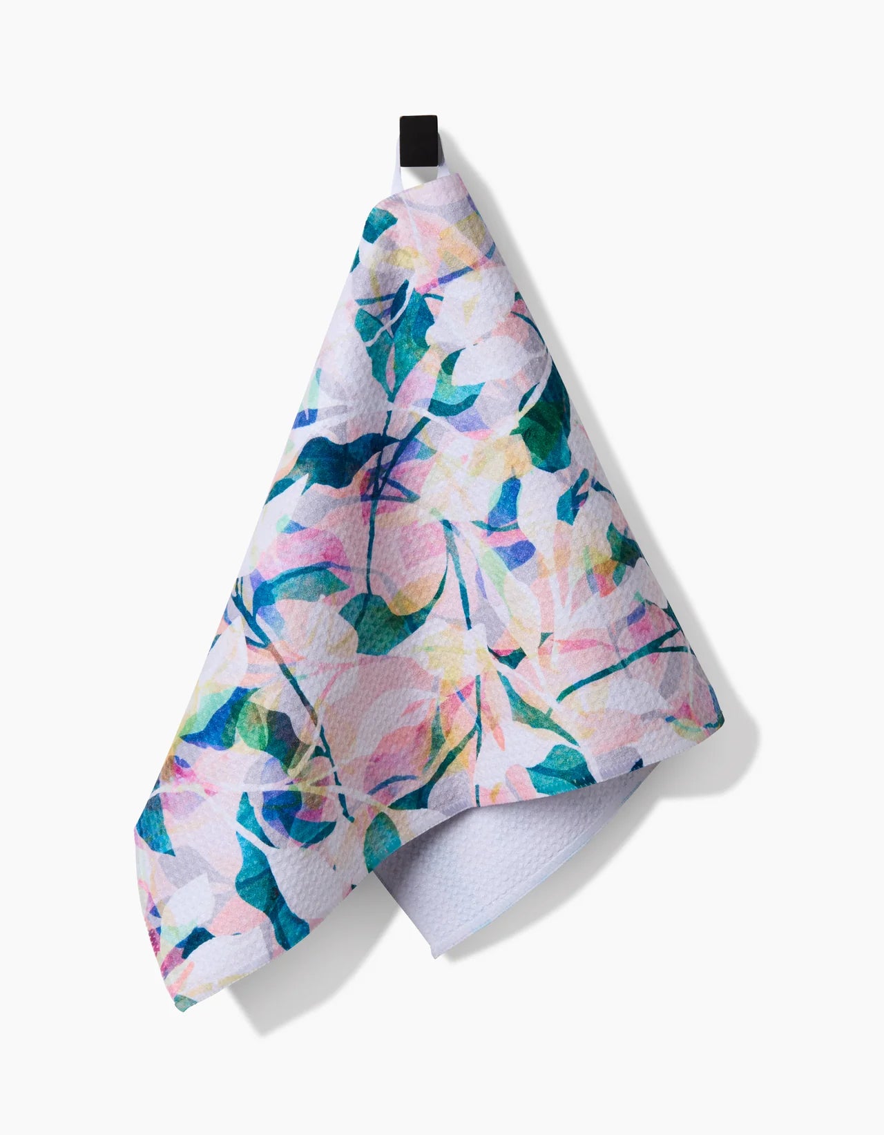 Geometry Painted Foliage Bar Towel