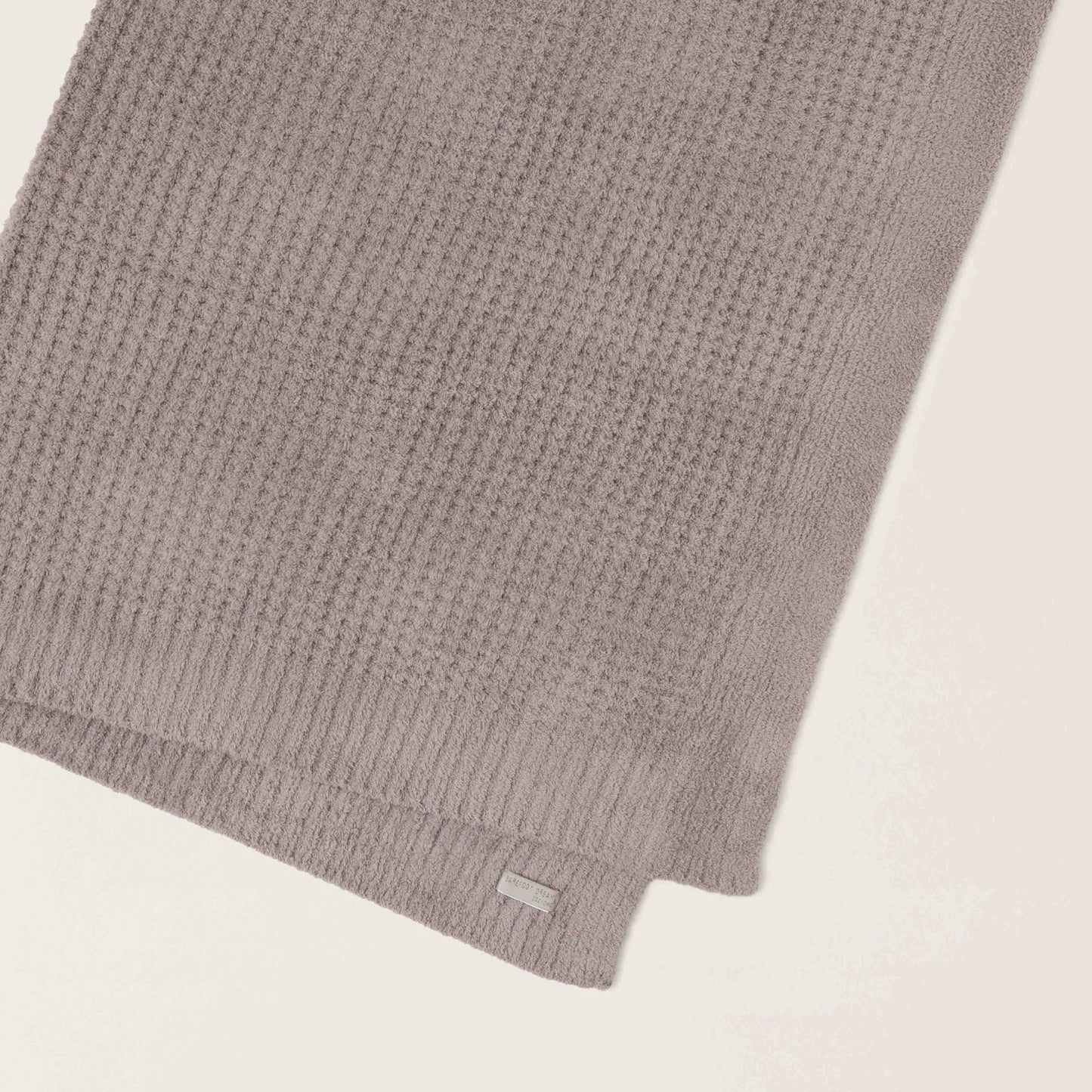 Barefoot Dreams Cozychic Waffle Throw Beach Rock