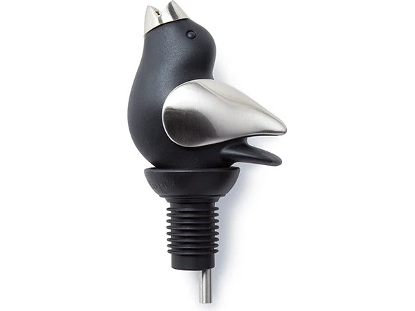 ChirpyTop Wine Pourer Black/Chrome