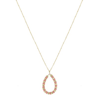 Meghan Browne Crew Pink multi Necklace