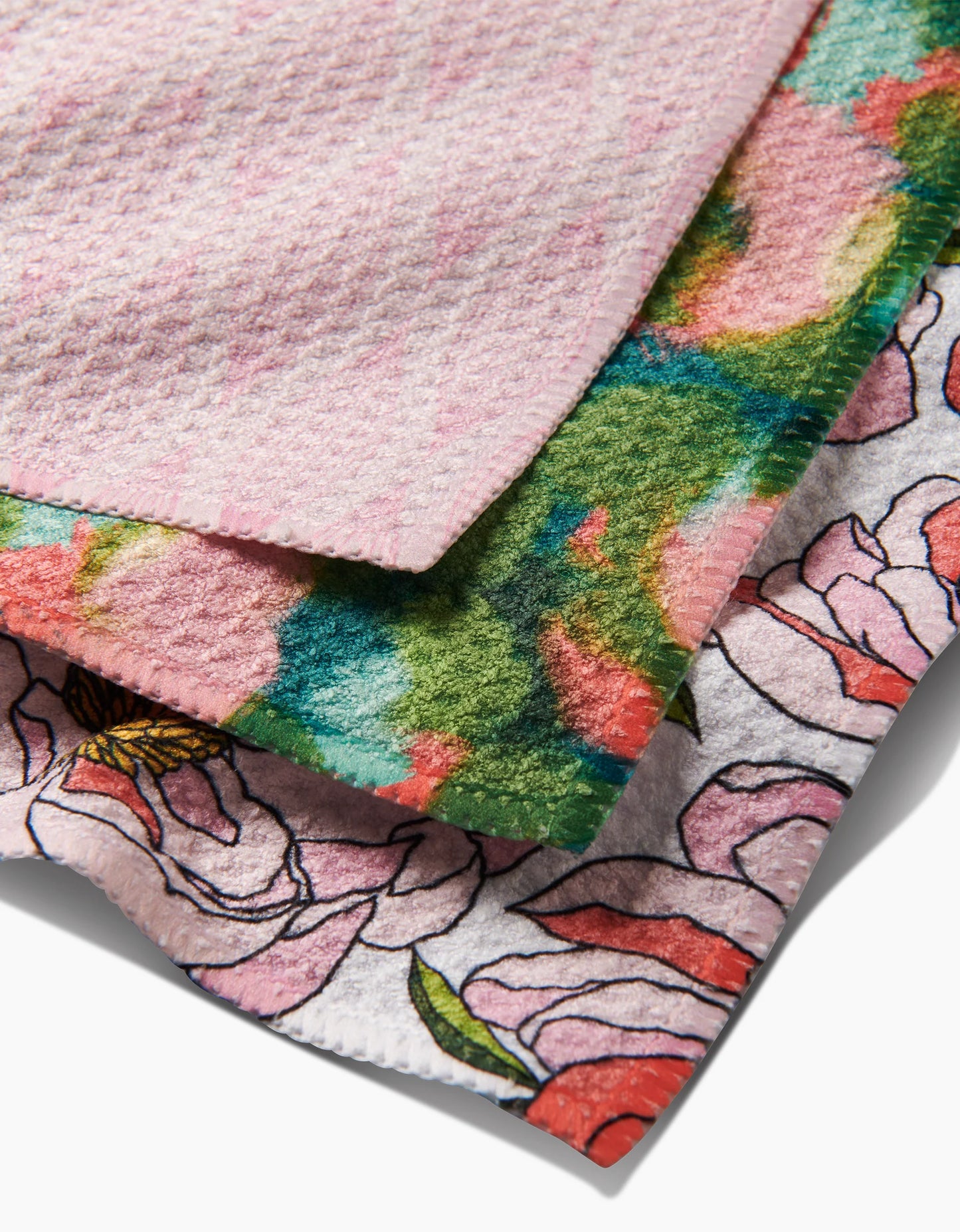 Geometry Peony Paradise Dishcloths