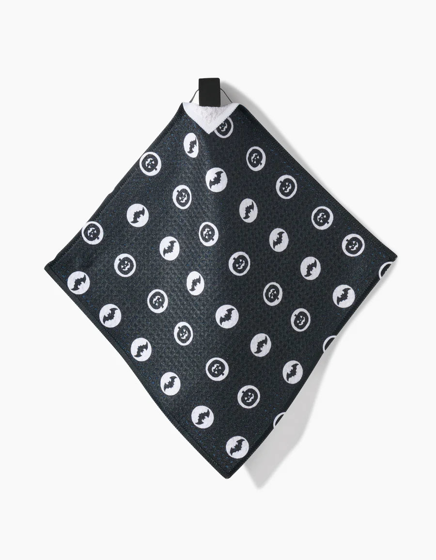 Geometry Spooky Silhouettes Dish Cloths