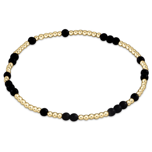 eNewton Hope Unwritten Onyx Bracelet