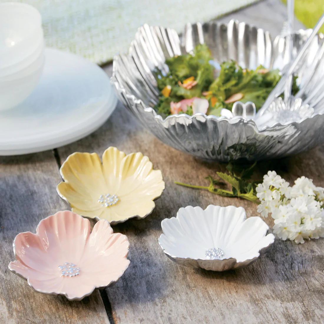 Mariposa Cosmos Yellow Dip Dish