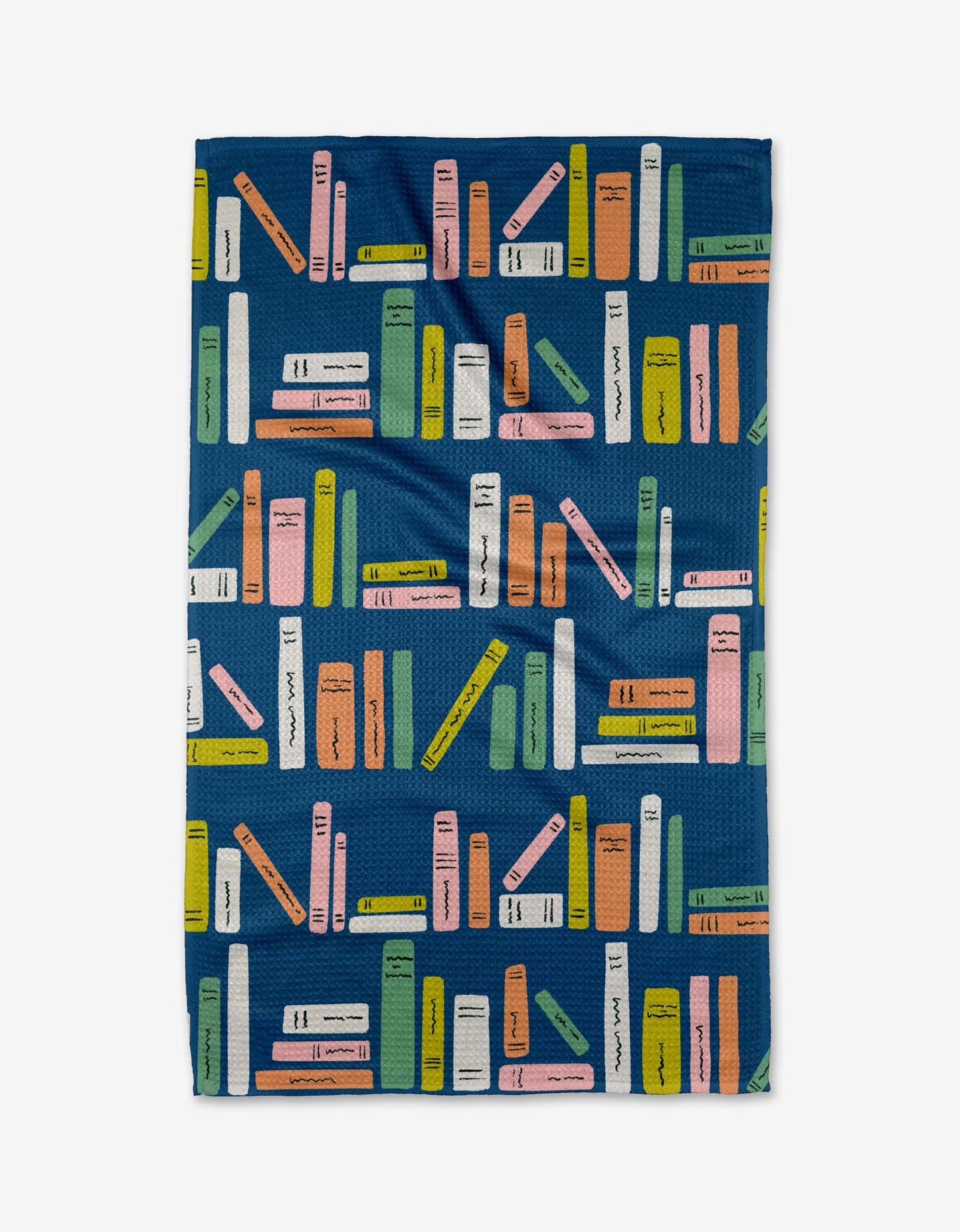 Geometry tea towel, towel, kitchen towel, bar towel, cleaning, rag, hand towel, books, librarian, read, library