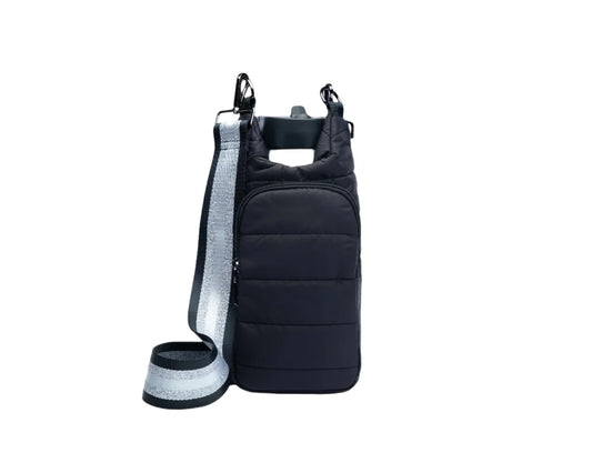 Wanderfull HydroBag Black with Silver Stripe Strap