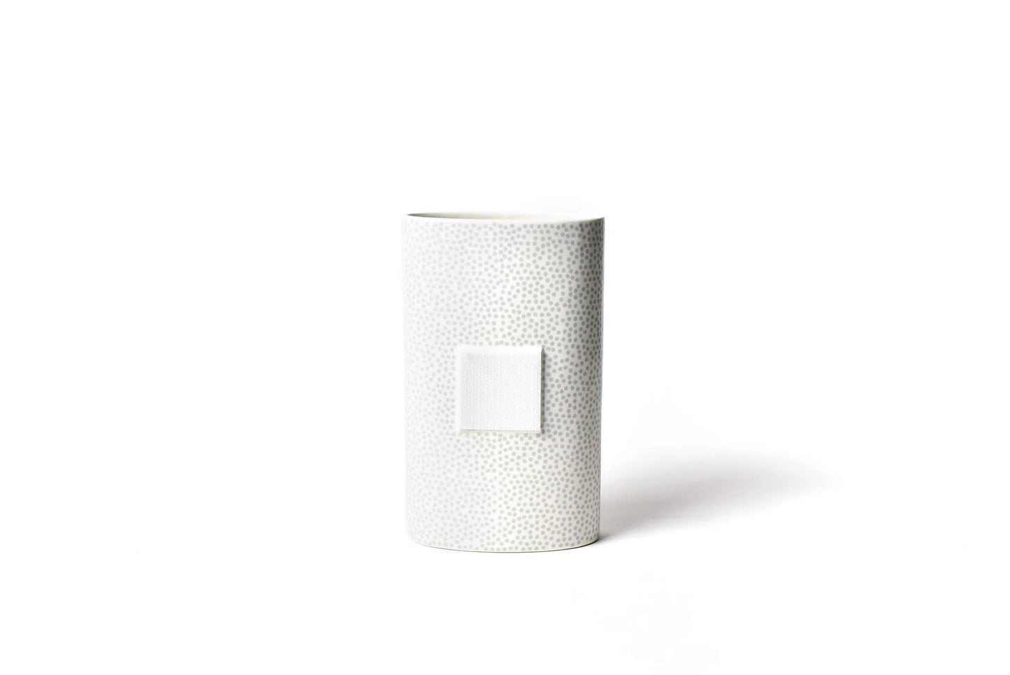 Happy Everything! Stone Small Dot Mini Oval Vase