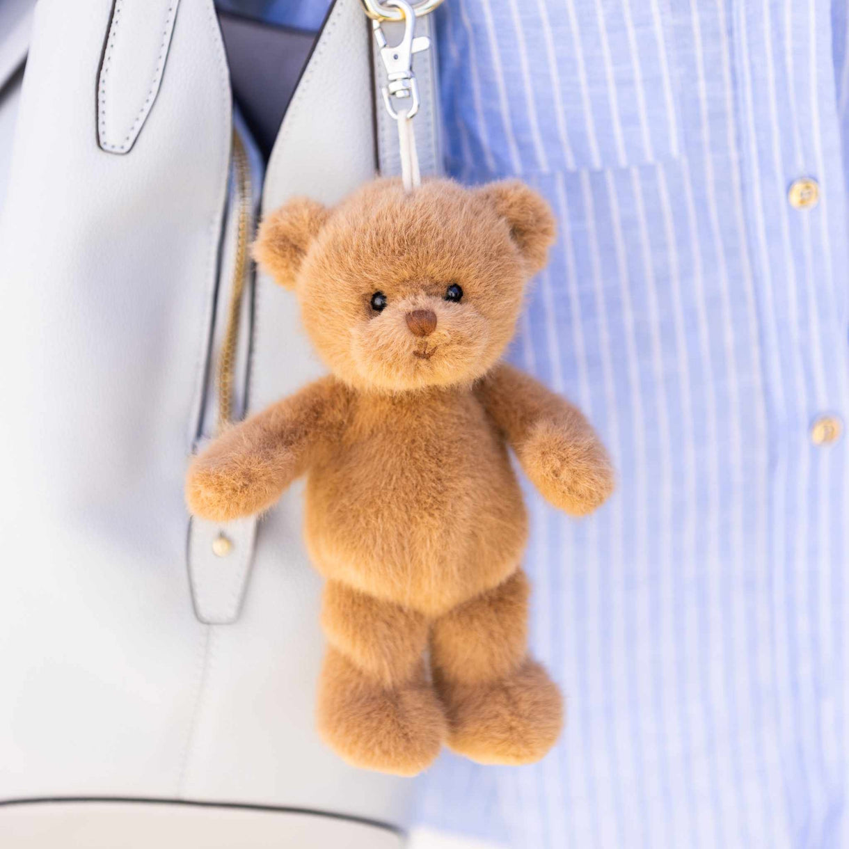 Bukowski Bears Happy Mavi Bag Charm XL