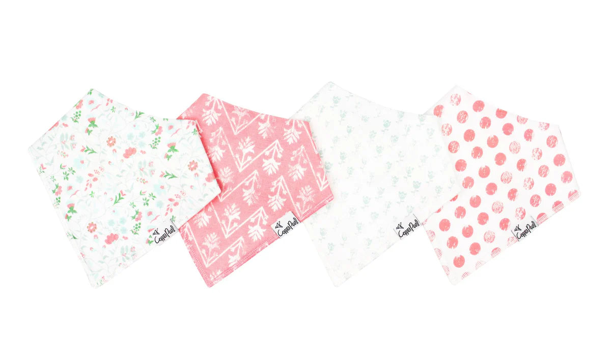 Copper Pearl Claire Bandana Bib Set