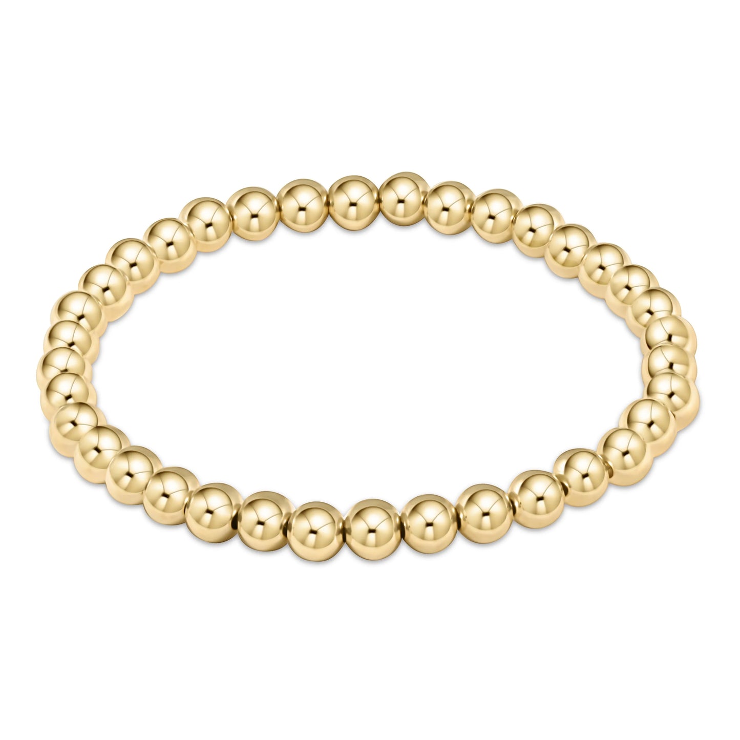 eNewton Classic Gold 5mm Bead Bracelet