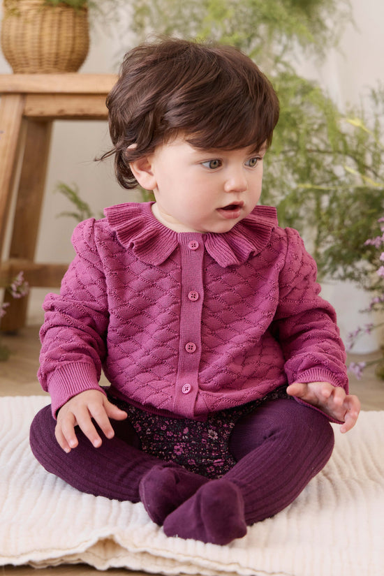 Jamie Kay Raspberry Alison Cardigan
