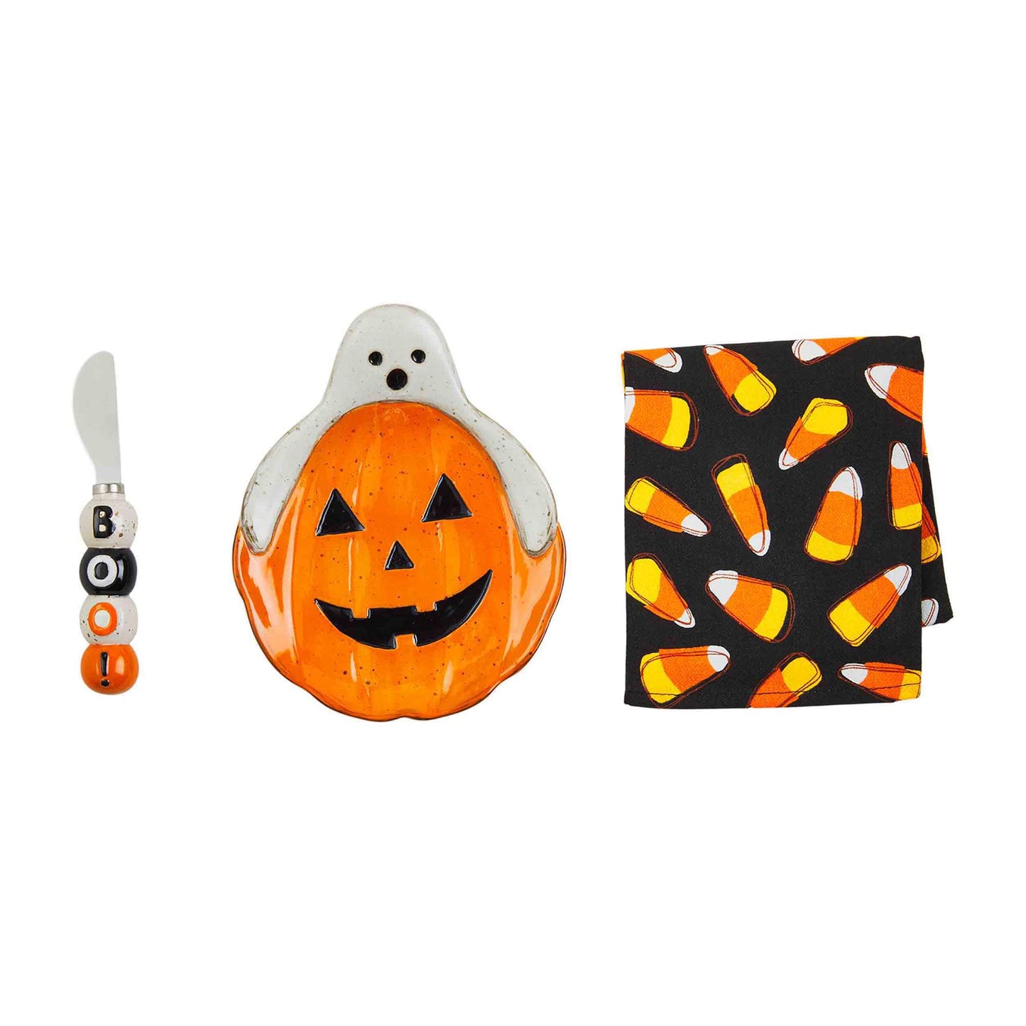 Mudpie Pumpkin Halloween Plate Set SALE