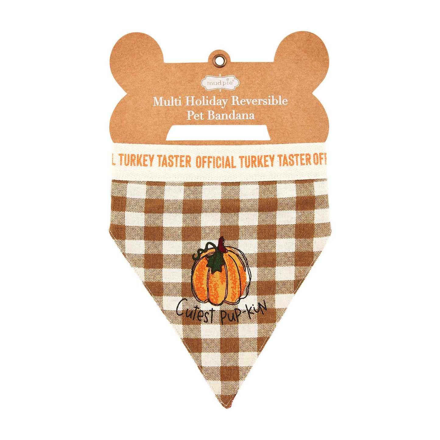 Mudpie Pup-Kin Reversible Holiday Dog Bandana SALE