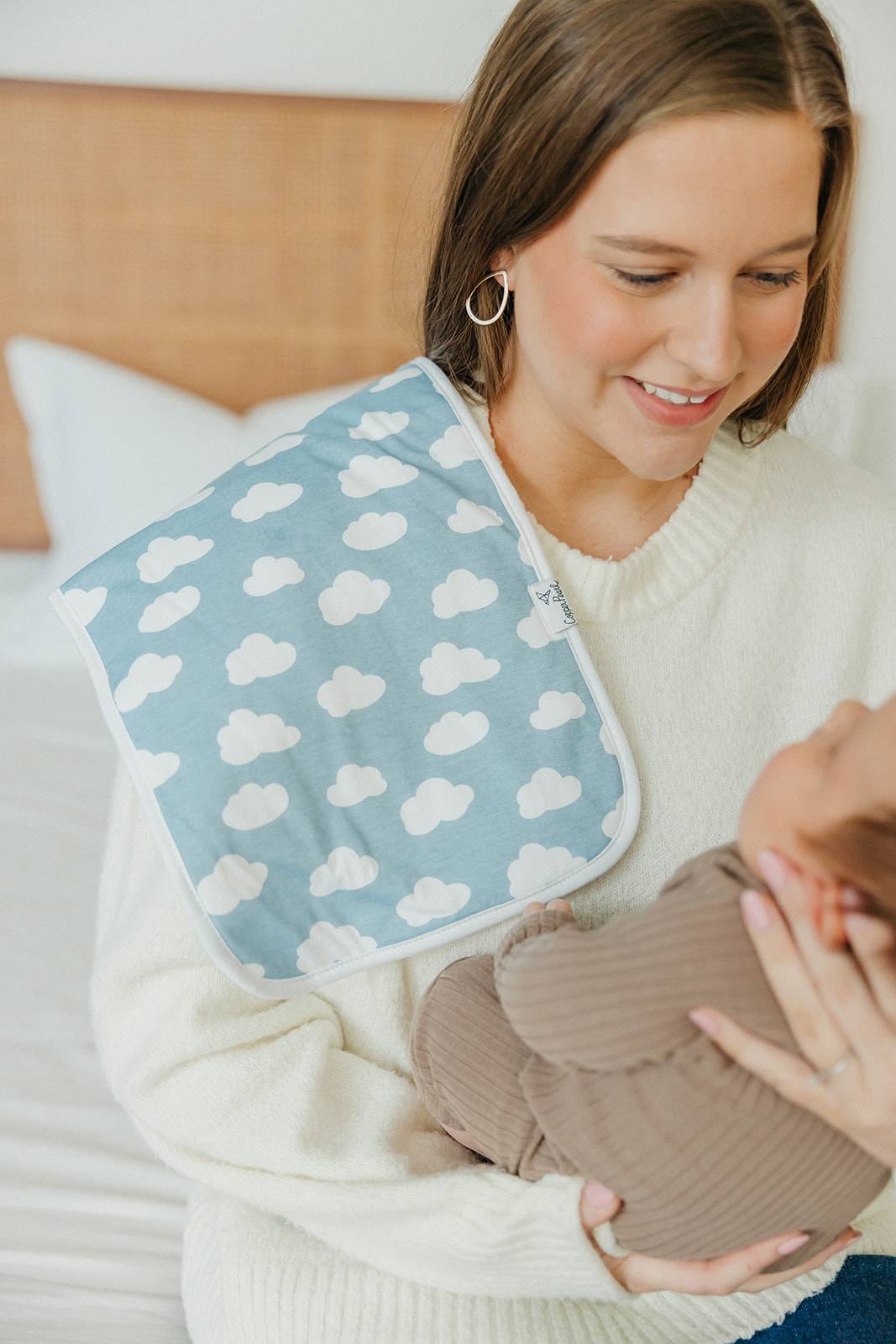 Copper Pearl Farmstead Burp Cloth Set