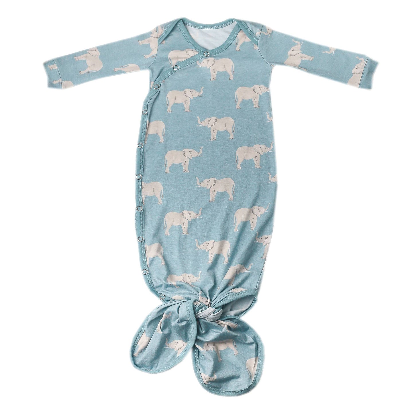 Copper Pearl Peanut Newborn Knotted Gown