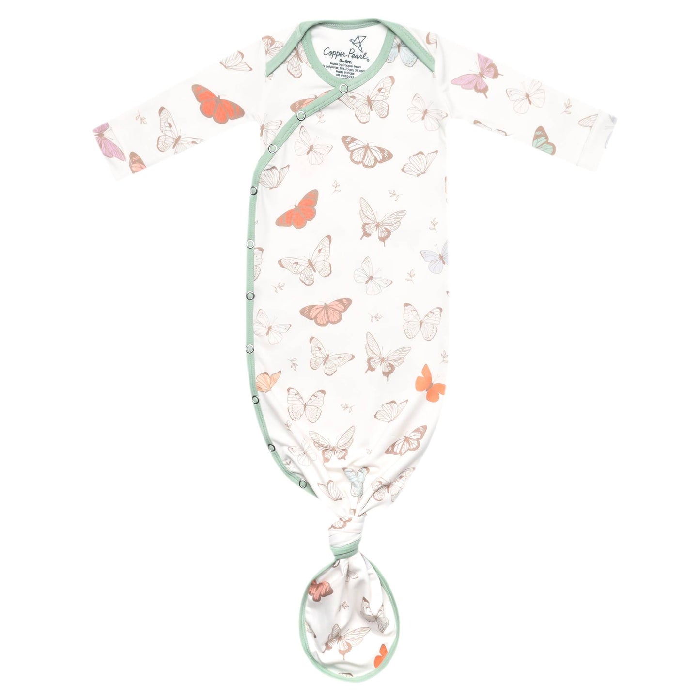 Copper Pearl Luna Newborn Knotted Gown