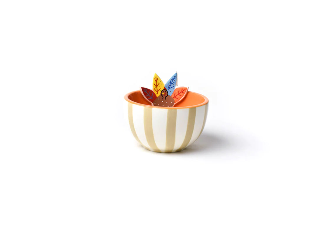 Happy Everything! Turkey Embellishment Bowl