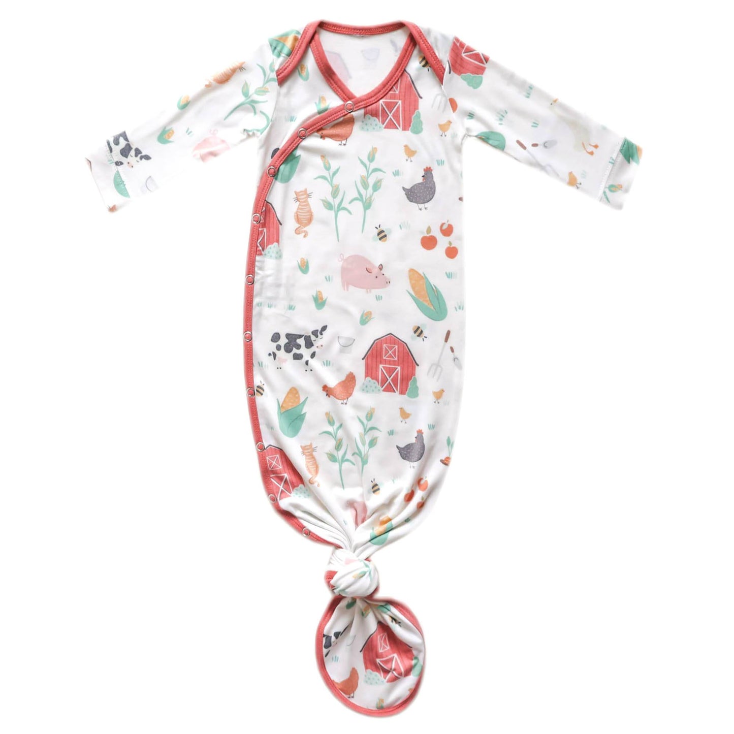 Copper Pearl Farmstead Newborn Knotted Gown