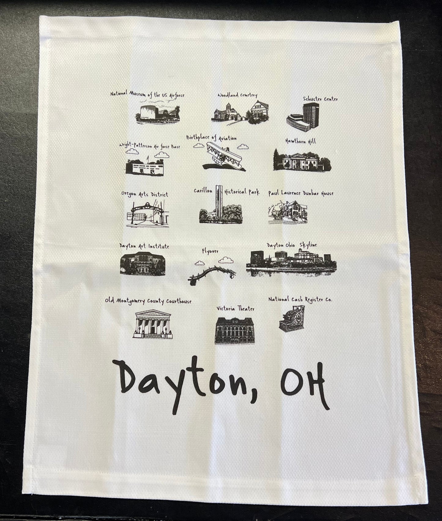 Dayton Ohio Tea Towels