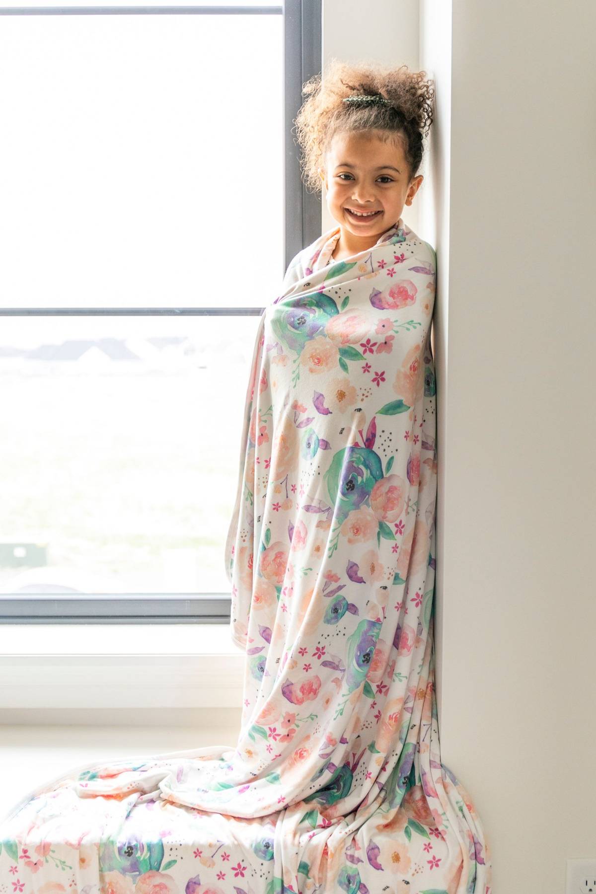 Copper Pearl Bloom 3-layer Jumbo Quilt