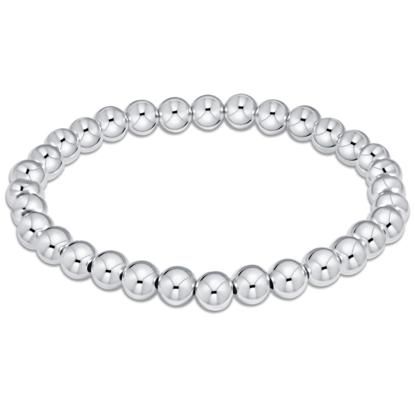 eNewton Classic Sterling 6mm Bead Bracelet