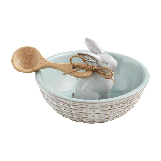 SALE Blue Bunny Candy Bowl Set
