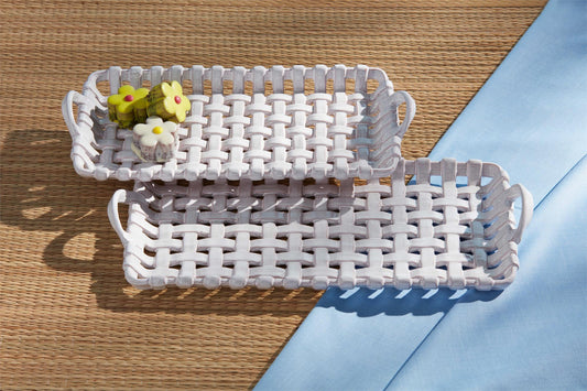 Basket Weave Tray Large