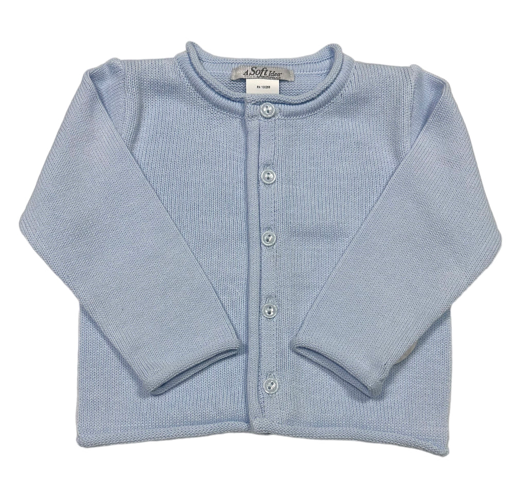 A Soft Idea Blue Cardigan 6m