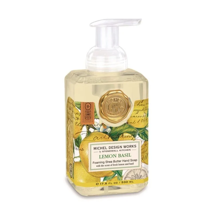 Michel Design Works Lemon Basil Foaming Soap