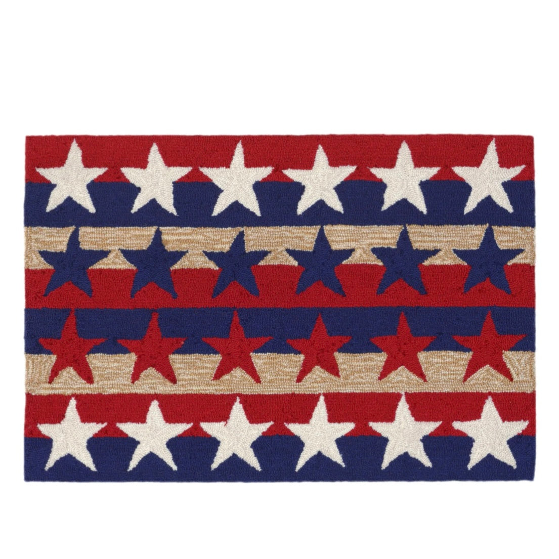 Rug Stars and Stripes Liora Manne Frontporch Collection
