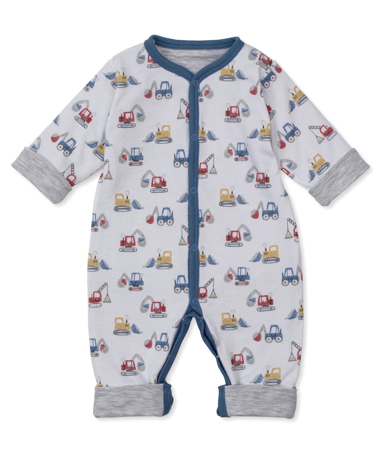 Kissy Kissy Construction Digger Reversible Playsuit 12-18 mos