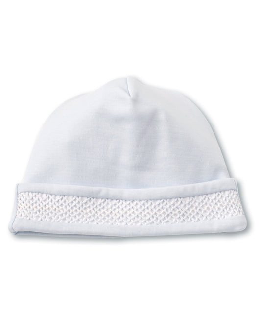 Kissy Kissy Hat w/Hand Smocking Blue NB