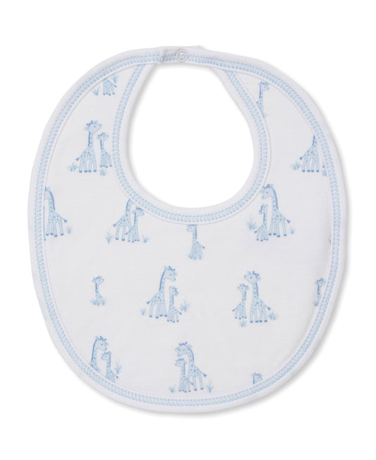 Kissy Kissy Bib Giraffe Grace Blue