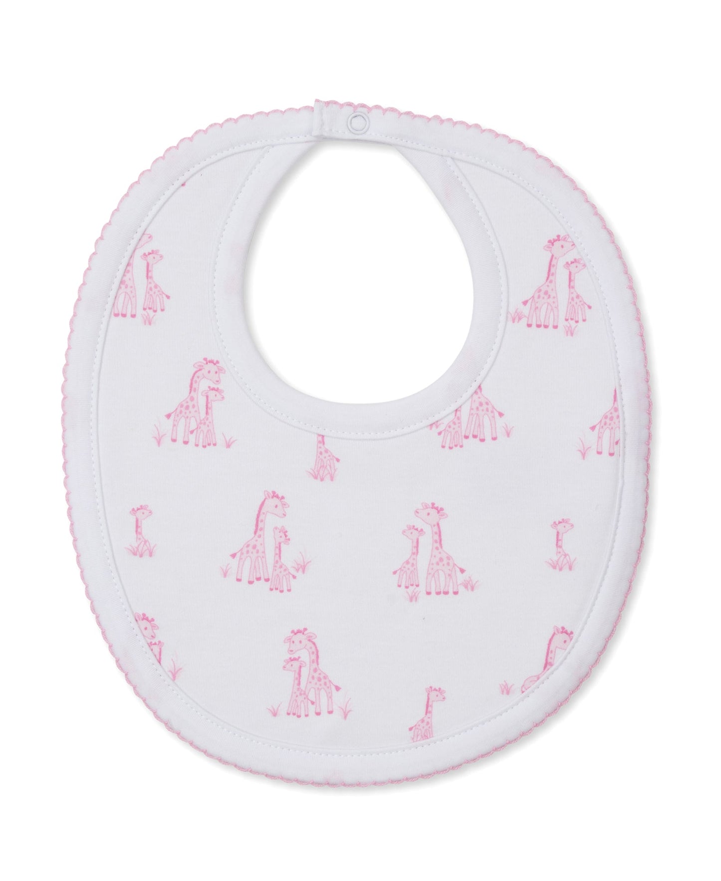 Kissy Kissy Bib Giraffe Grace Pink