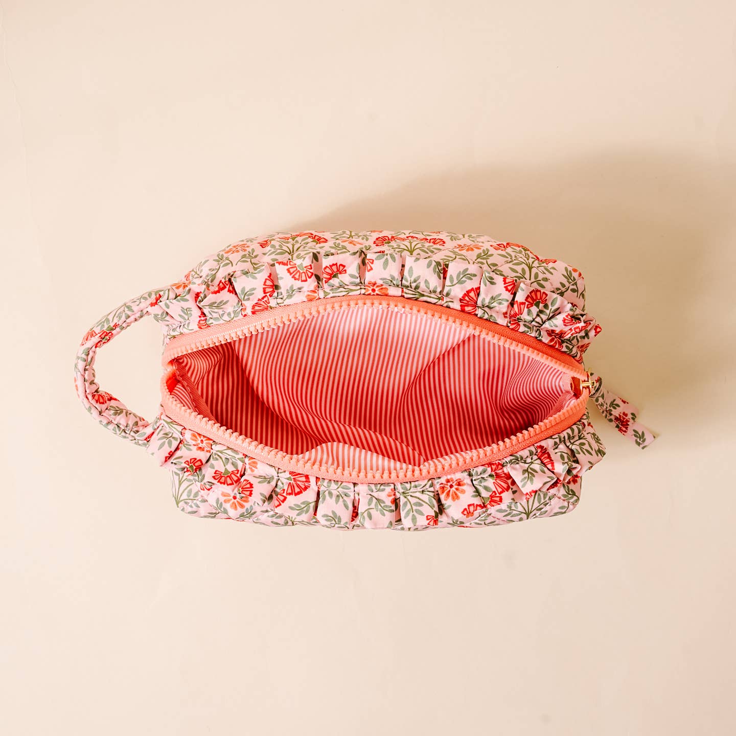 Quilted Cosmetic Bag Everbloom Dusty Rose