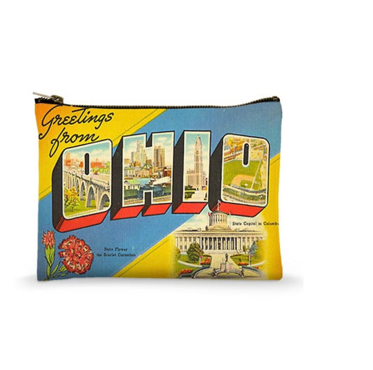 Mariasch Studios Greetings from Ohio Zippered Pouch