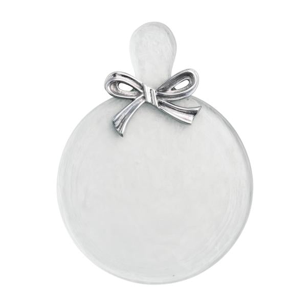 Mudpie Round Glass Bow Board