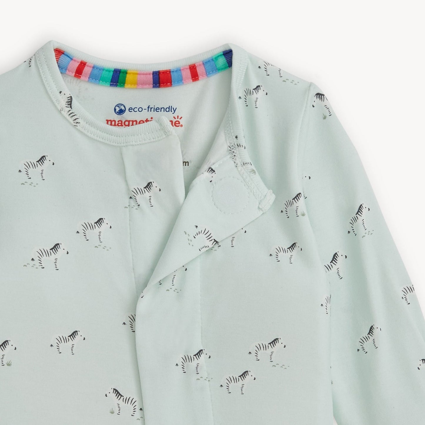Magnetic Me Teal Savannah Footie 0-3m