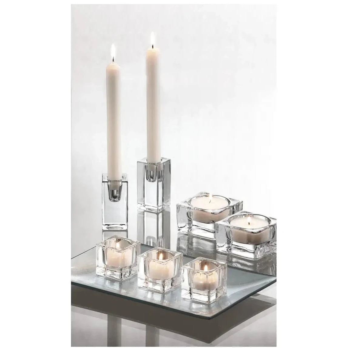 Chunky Glass Taper Holder