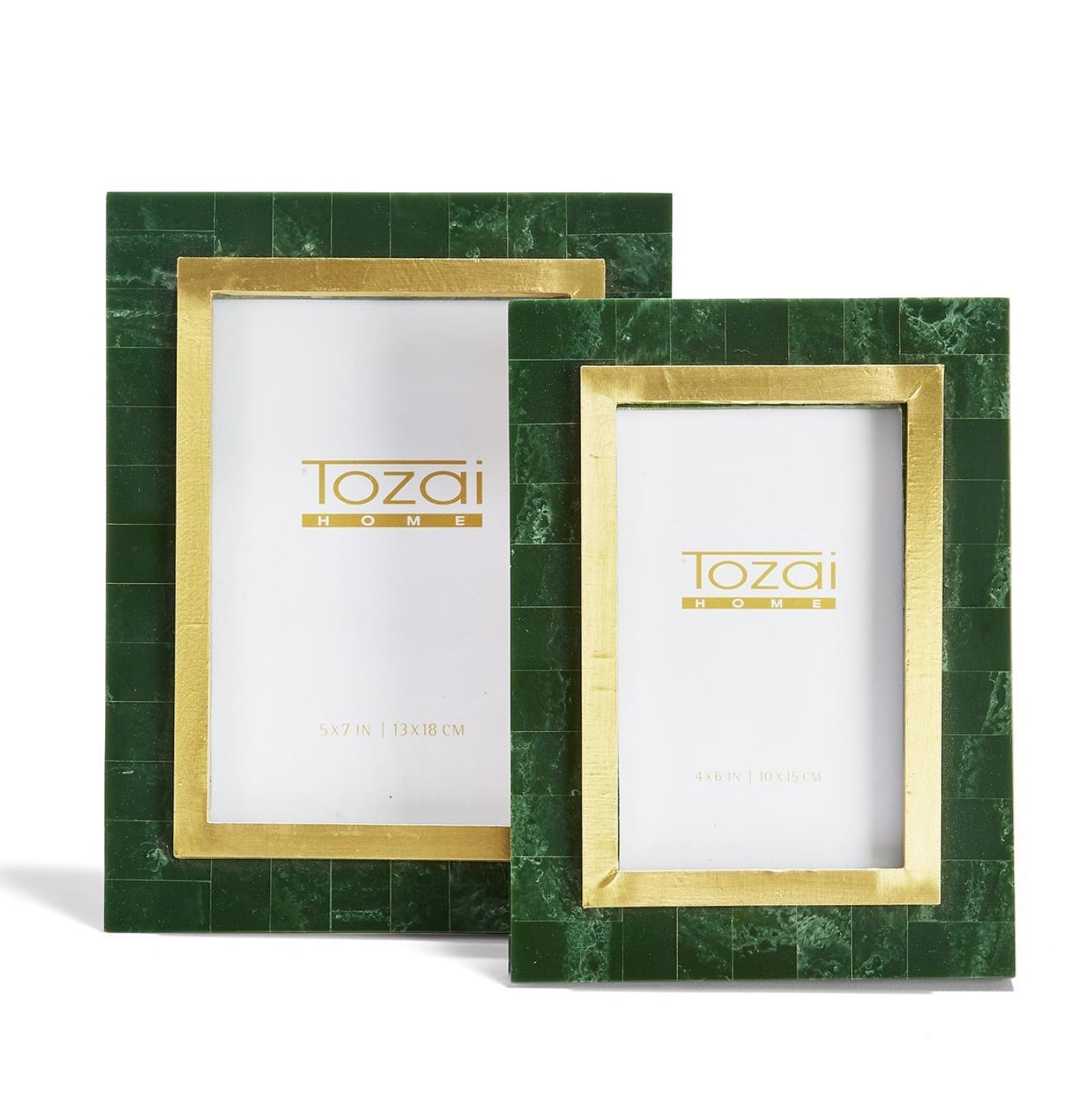 Green & Gold Frame 5x7 LARGE