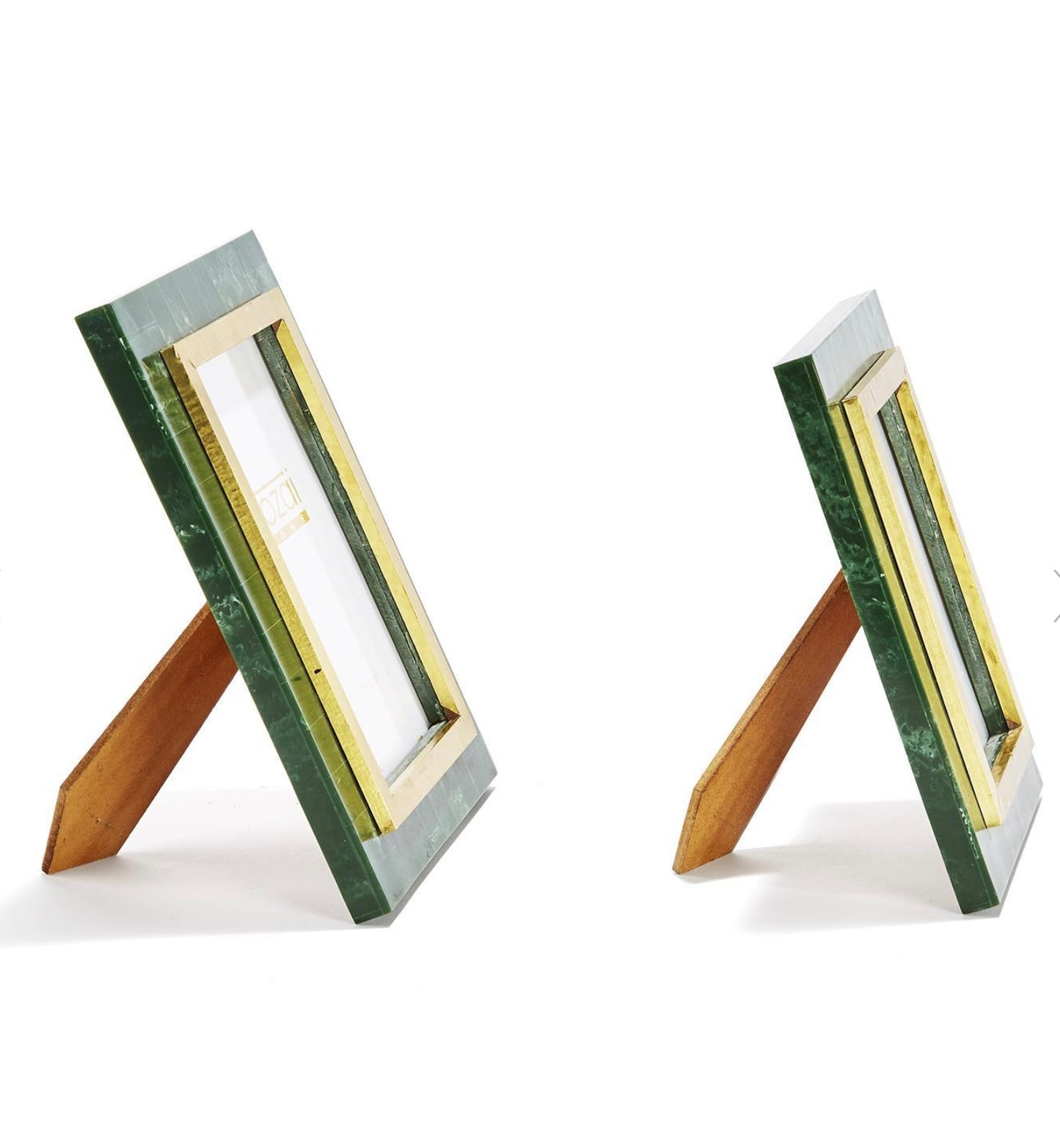 Green & Gold Frame 5x7 LARGE