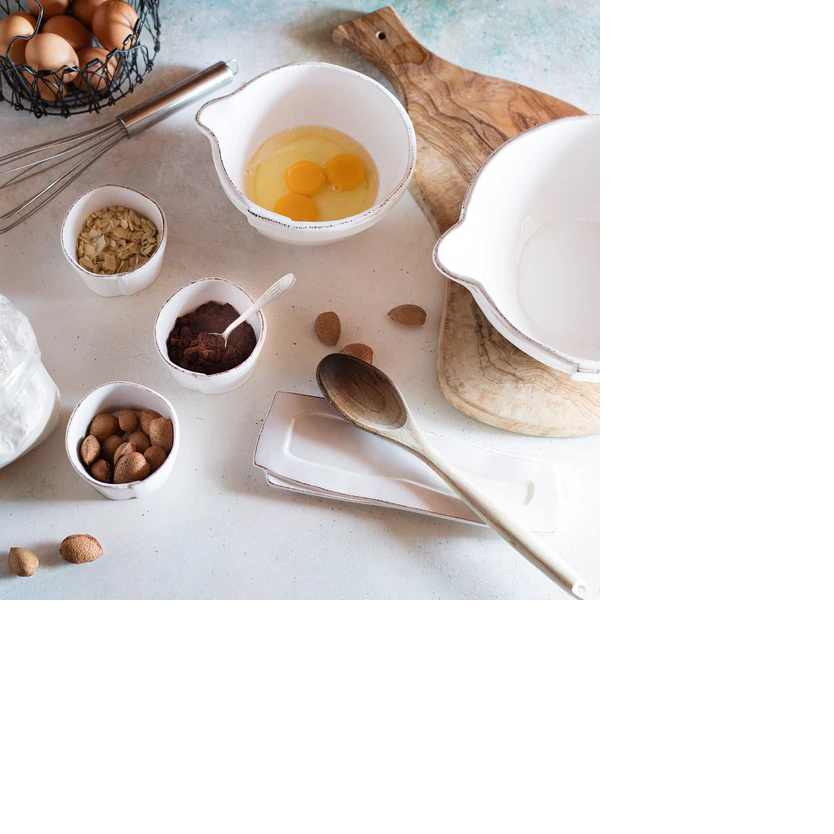 Vietri Lastra White Small Mixing Bowl