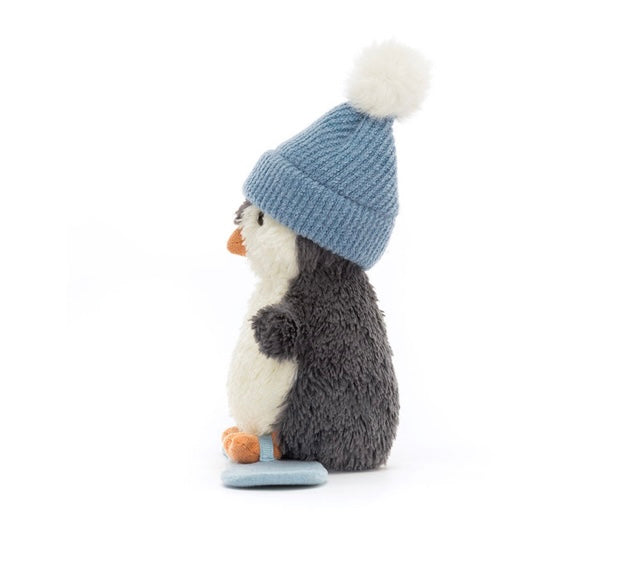 Jellycat Peanut Penguin Snowboarding Small