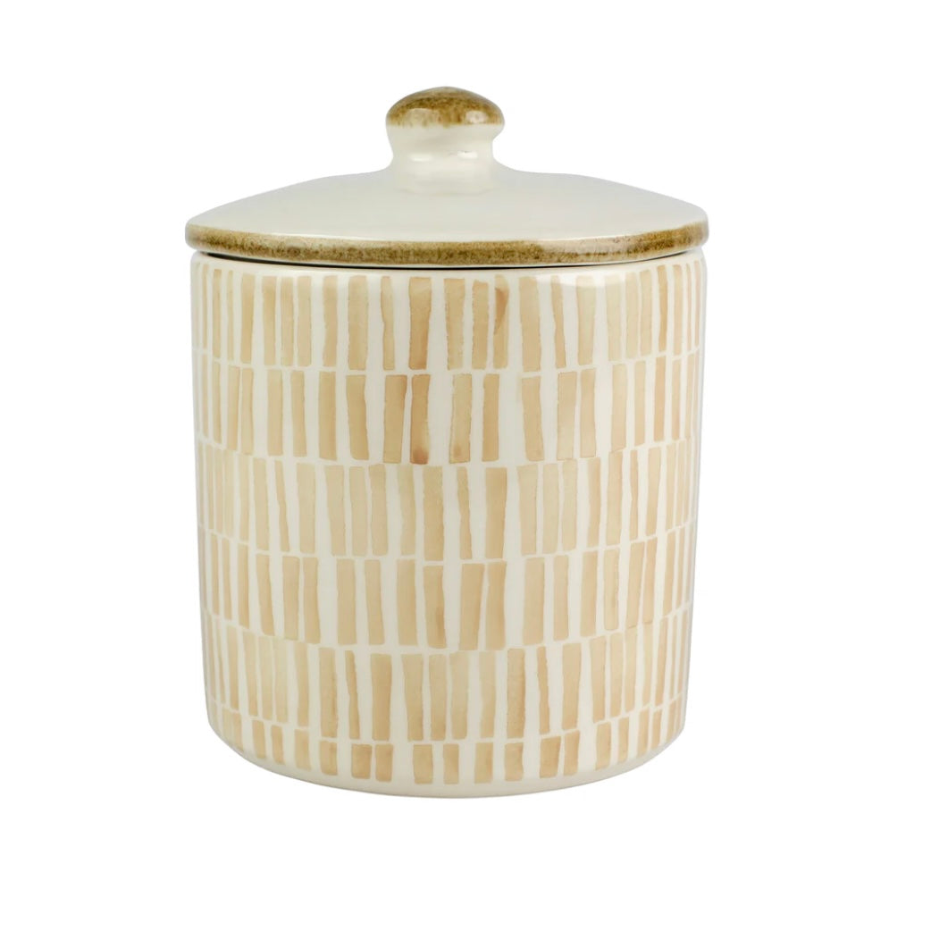 Vietri Earth Bamboo Medium Canister