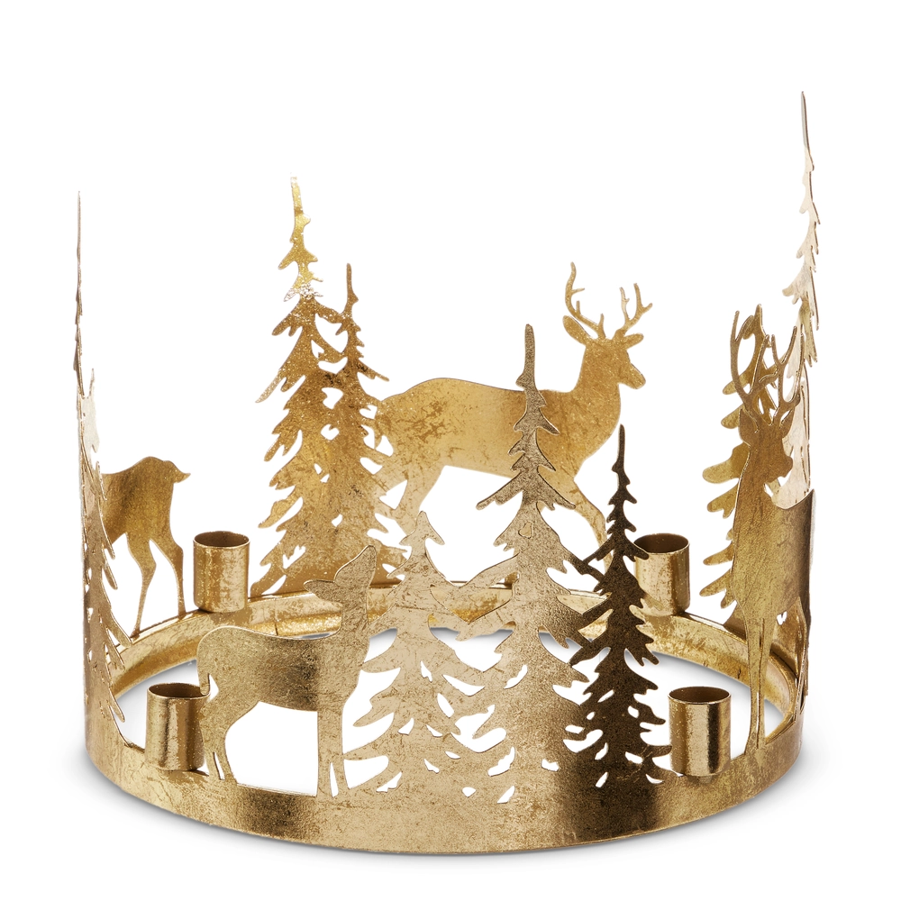 Woodland Candle Ring & Holder