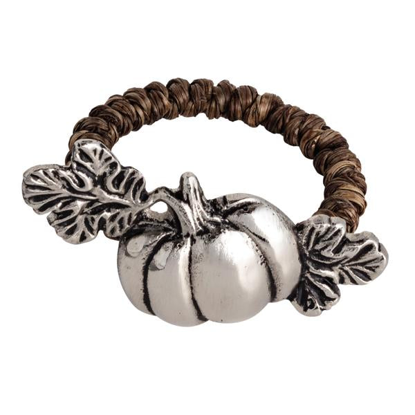 SALE Mudpie Metal Pumpkin Napkin Ring