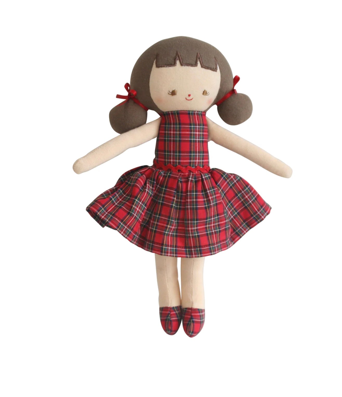 Tis the Season Alimrose Audrey Doll Tartan